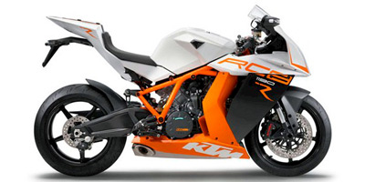 2013 KTM 1190 RC8 R Motorcycle.